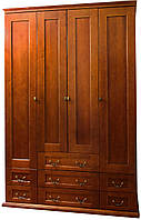 Шафа 4-х дверна з ящиками, Єлисєєвські меблі