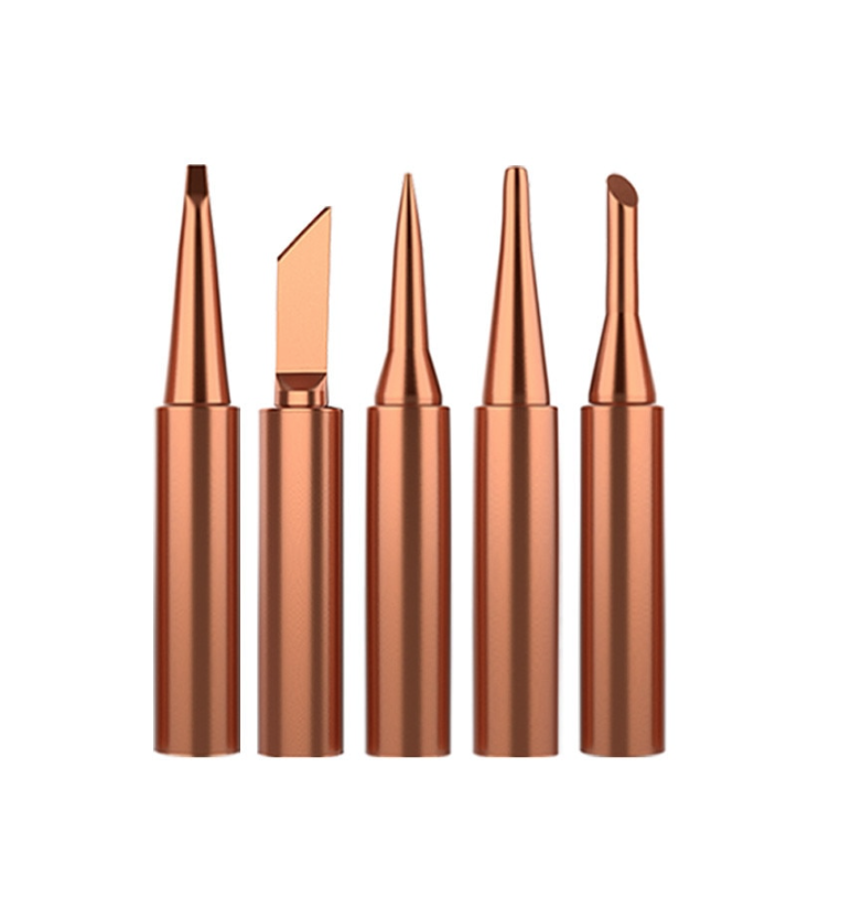 5 шт. Мідні Наконечники 900M-T-K для Hakko 936 FX-8 Жала Мідь Паяльник, фото 1