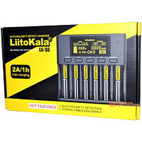 Зарядное устройство Liitokala Lii-S6 для аккумуляторов (с блоком питания и автоадаптером)