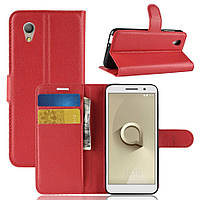 Чехол-книжка Litchie Wallet для Alcatel 1 (5033D) Red
