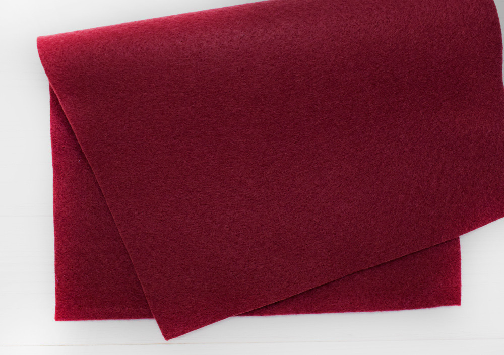 Американський фетр Fiesta 1,3 мм (100х185 см) - №13 бургундське вино (0979 burgundy)