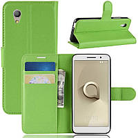 Чехол-книжка Litchie Wallet для Alcatel 1 (5033D) Green