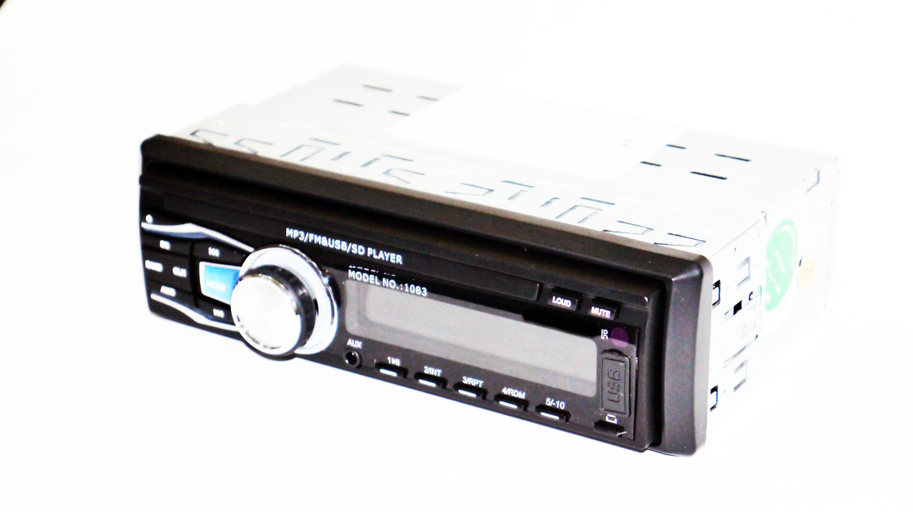 Автомагнитола 1083 съемная панель USB+microSD+AUX - фото 6 - id-p493950574