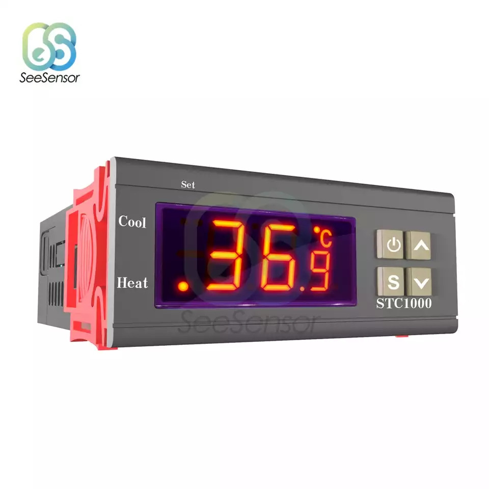 Терморегулятор STC 1000 диапазон температур -50 +110 ° C, 220 Вольт, Водонепроницаемый датчик 1 м - фото 3 - id-p1390027534