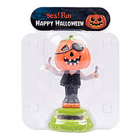 Іграшка на сонячній батареї Yes Fun Хелловін Гарбуз 11 см (973699), фото 2