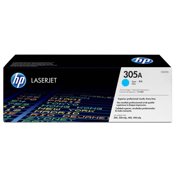 Картридж HP 305A cyan CE411A до LaserJet M351 M351a M375 M375nw M451 M451dn M451dw M451nw M475 M475dn M475dw, фото 1