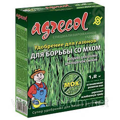 Добриво для газонів і боротьби з мохом Agrecol 15-0-0, 1.2 кг
