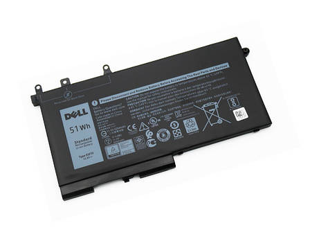 Оригінальна батарея Dell Precision 3520, 3530, M3520, M3530 (93FTF 11.4 V 51Wh) Акумулятор, АКБ для ноутбука, фото 1