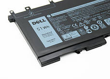Оригінальна батарея Dell Precision 3520, 3530, M3520, M3530 (93FTF 11.4 V 51Wh) Акумулятор, АКБ для ноутбука, фото 4