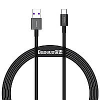 Кабель Baseus Type-C Superior Series Fast Charging Data Cable 66W 1m, Black (CATYS-01)