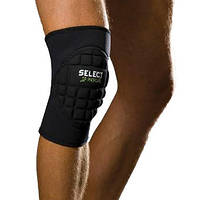 Наколенник SELECT Knee support handball unisex 6202, Чёрный, Размер (EU) - L