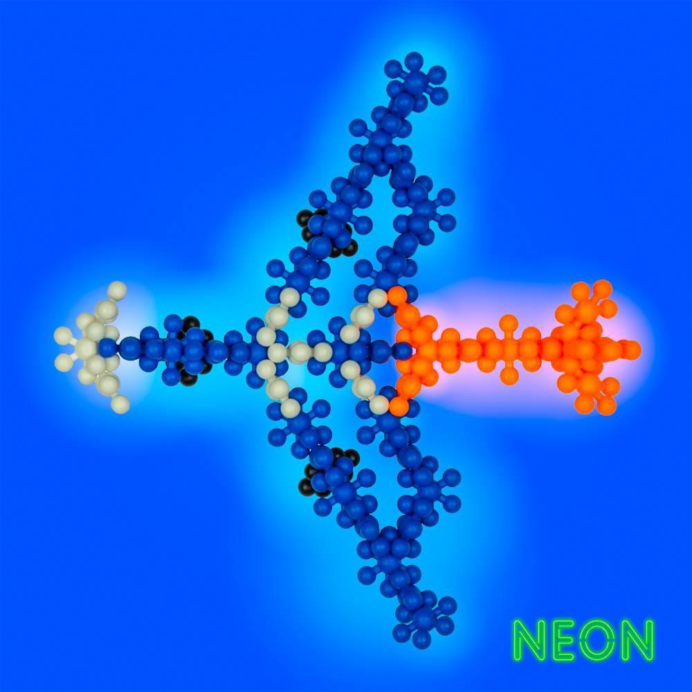 Набір Конструктор дитячий ХоКо шестилистник 80 NEON світиться