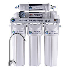 Система зворотного осмосу BioSystems (Filmtec США) без насосу RO-75-SL01 | 000009044