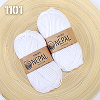 Пряжа Drops Nepal 1101 Білий