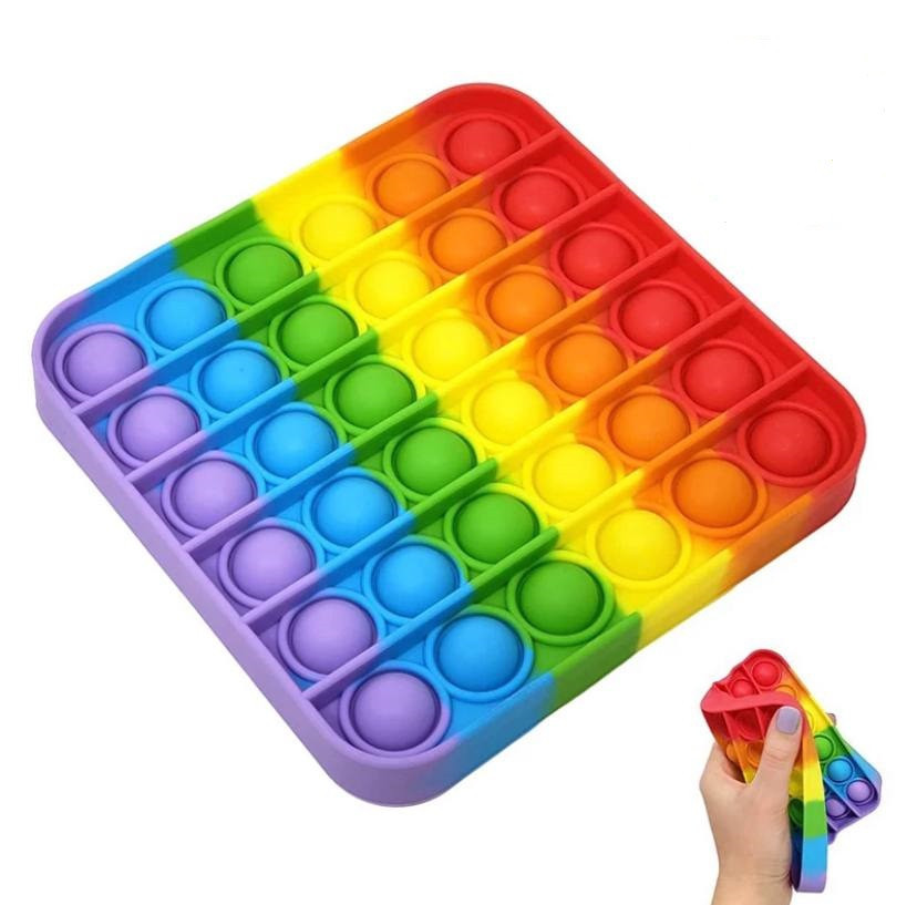 Іграшка антистрес Sibelly Pop It Rainbow Square