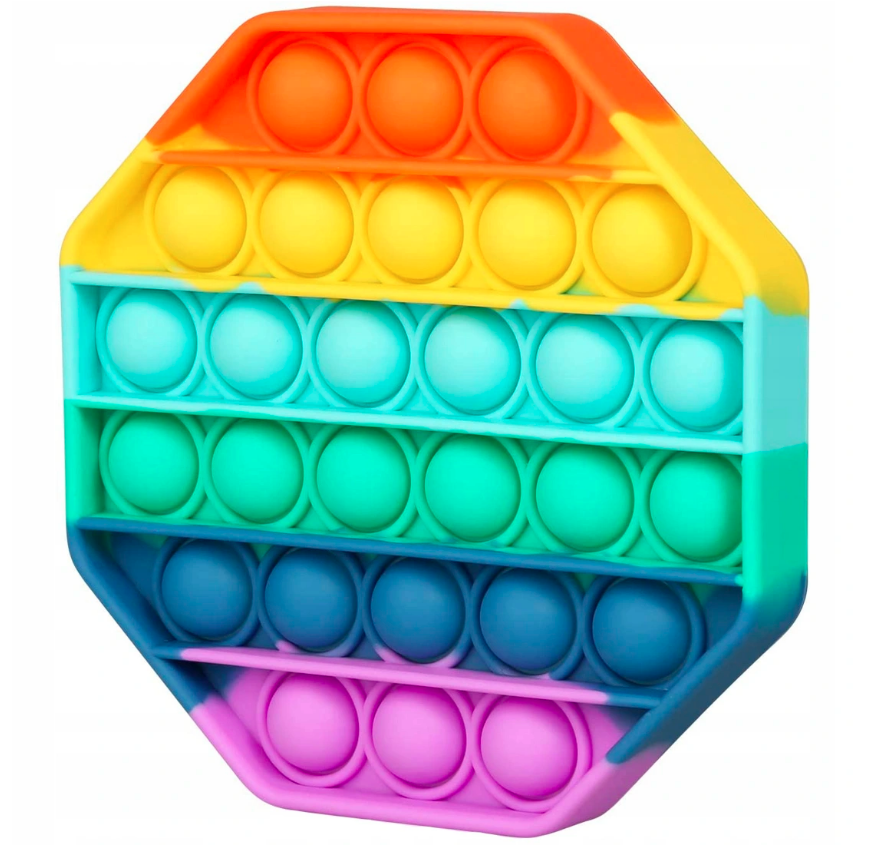 Іграшка антистрес Sibelly Pop It Rainbow Octagon