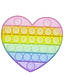Іграшка антистрес Sibelly Pop It Heart Glow in Dark, фото 4
