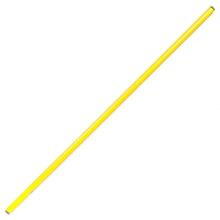 Палка гимнастическая желтая FI-1398-0.8-Y, Жёлтый, Размер (EU) - 1SIZE
