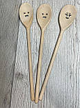 Ложка дерев’яна довга смайл, фото 2