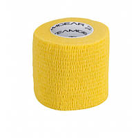 Эластичная лента для фиксации гетр и щитков W Sock Wrap желтая 5cm*4.5m 00041-Y, Жёлтый, Размер (EU) - 1SIZE