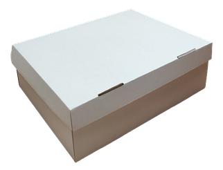 Коробка 33*25,5*11 см біла (посил)