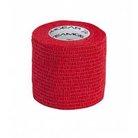 Эластичная лента для фиксации гетр и щитков W Sock Wrap красная 5cm*4.5m 00041-R, Красный, Размер (EU) - 1SIZE