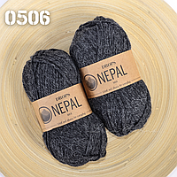 Пряжа Drops Nepal 0506 Темно-сірий