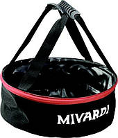 Складана сумка відро, щоб намочити та перемішати прикормку Mivardi M-TMGB