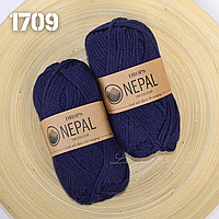 Пряжа Drops Nepal 1709 Тёмно-синий