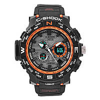 Часы наручные G-SHOCK MTG-S1000 (Вlack Orange) | Мужские наручные часы