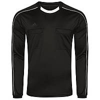 Футболка арбитра с длинным рукавом Adidas Referee 16 Long Sleeve Jersey AJ5920, Чёрный, Размер (EU) - M