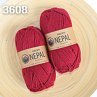 Пряжа Drops Nepal 3608 Гранат