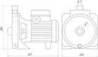 Насос відцентровий SAER CM1 PL 1,1 кВт (7.2 м3/год, 44 м) однофазний | 000020584, фото 5