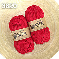Пряжа Drops Nepal 3620 Красный