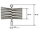 Щітка пластикова для чищення димоходу Savent 300 мм, фото 8