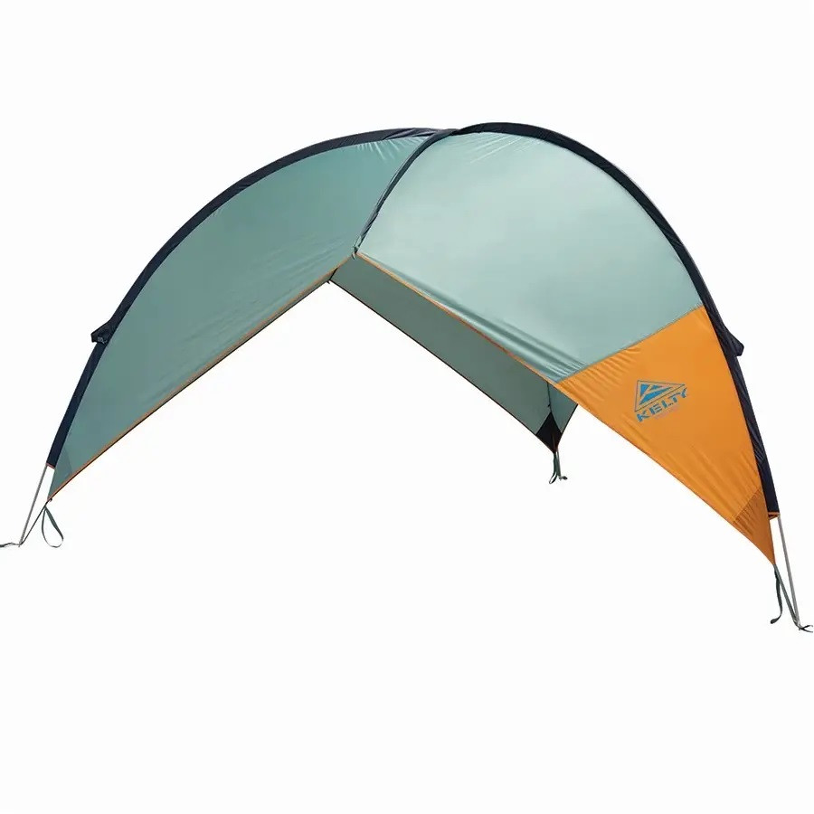 Тент Kelty Sunshade 381 х 381 х 221 см Блакитний з помаранчевим