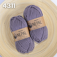 Пряжа Drops Nepal 4311 Серо-фиолетовый