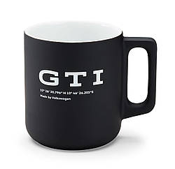 Фарфоровий кухоль Volkswagen GTI Mug, Matt Black, артикул 5HV069601A