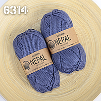 Пряжа Drops Nepal 6314 Джинсовий синій