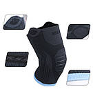 Еластичний компресійний наколінник BOER PRO HX-75033 з бічними пружинами, фото 9