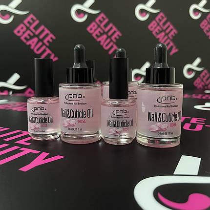 Ароматне Pnb масло для кутикули Nail&Cuticle Oil Rose, фото 1