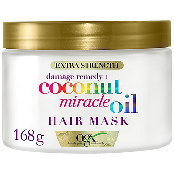 Відновлююча маска з кокосовою олією OGX Extra Strength Coconut Miracle Oil Hair Mask 168 г