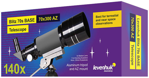 Телескоп Levenhuk Blitz 70s BASE - фото 2 - id-p1480560770