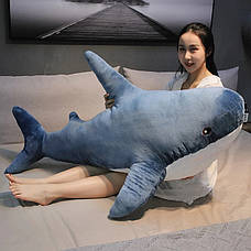 М'яка іграшка подушка гігантська акула Shark doll 140 см, фото 3