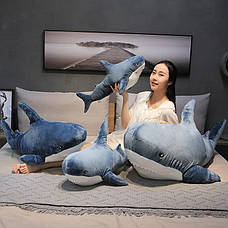 М'яка іграшка подушка гігантська акула Shark doll 140 см, фото 2