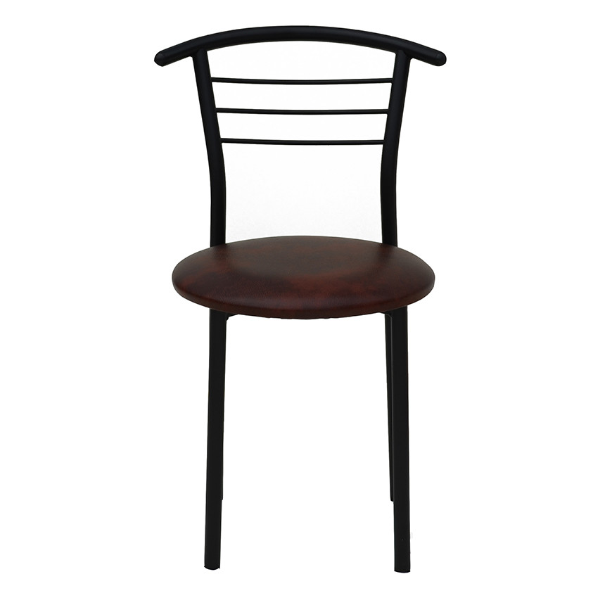 Стул для Кухни Коричневого Цвета на Металлическом Каркасе Marko Black ...