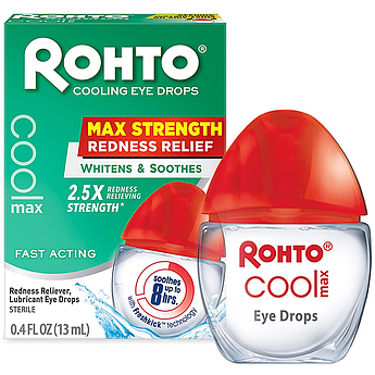 Краплі для зняття почервоніння очей і охолоджуючого ефекту Rohto Cooling Eye Drops Maximum Redness 13 мл