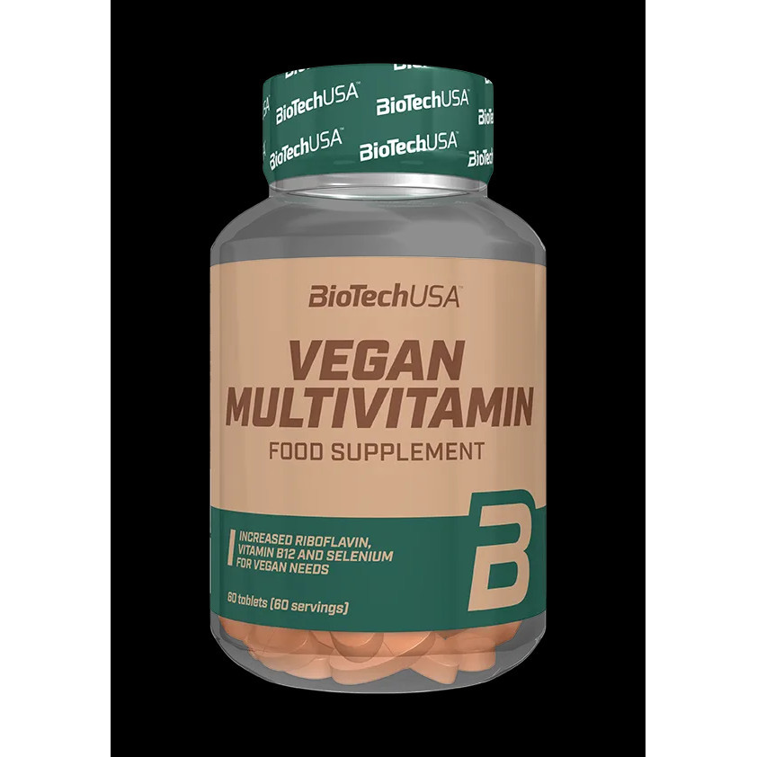 Вітаміни Веган BiotechUSA Vegan Multivitamin 60tabs