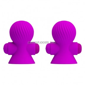 Затискачі для сосків Pretty Love Vibrating Nipple Suckers