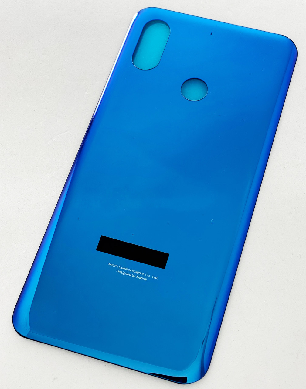 Задня кришка для Xiaomi Mi8, синя, оригінал, фото 1